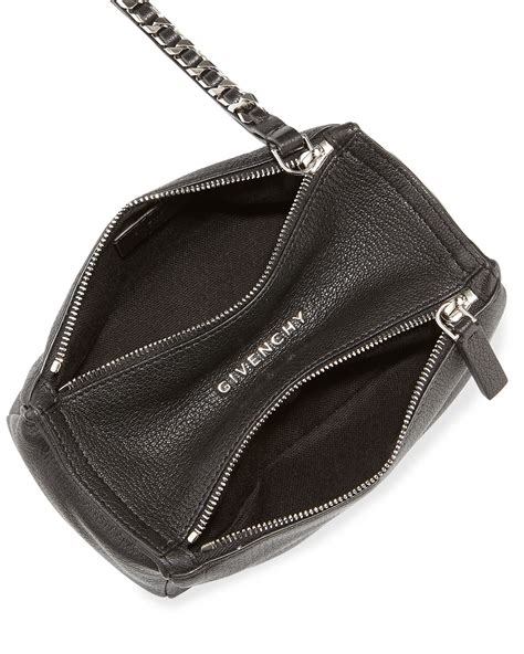 givenchy pandora waxed leather wristlet clutch black mdax0 women bags|Givenchy Pandora Wristlet Bag, Black .